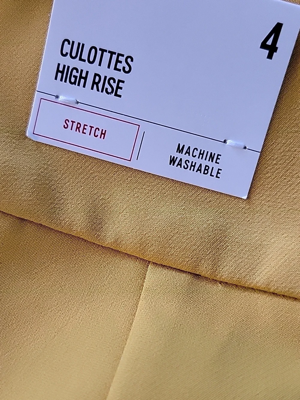 Express Mustard Wide-Leg Cropped Pants